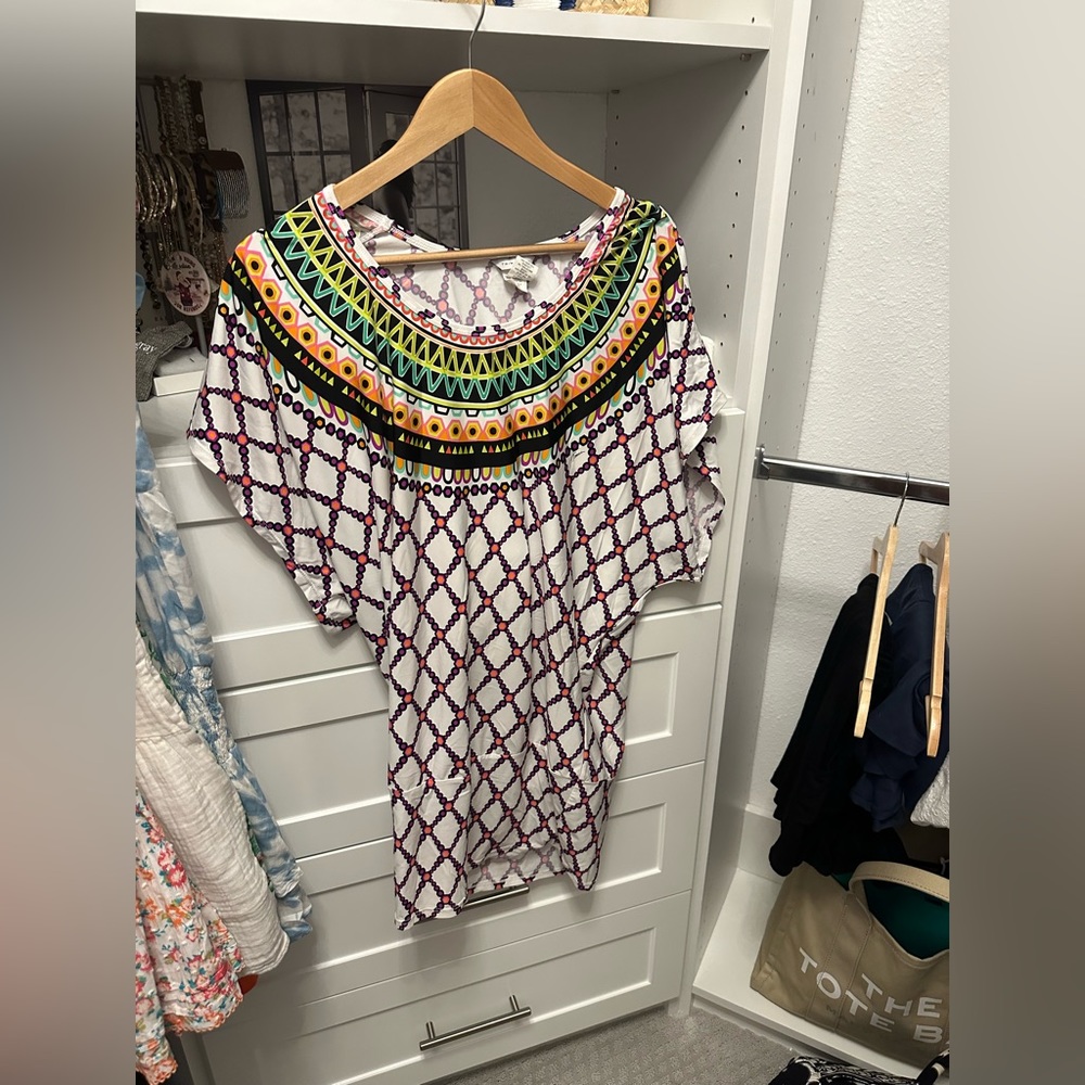 Gently worn Trina Turk swim cover up